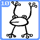 How to draw, frog 10