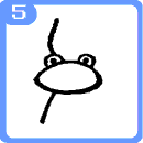 How to draw, frog 5