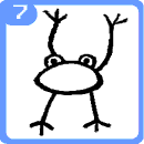 How to draw, frog 7