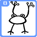 How to draw, frog 8
