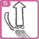 How to draw, squid 5